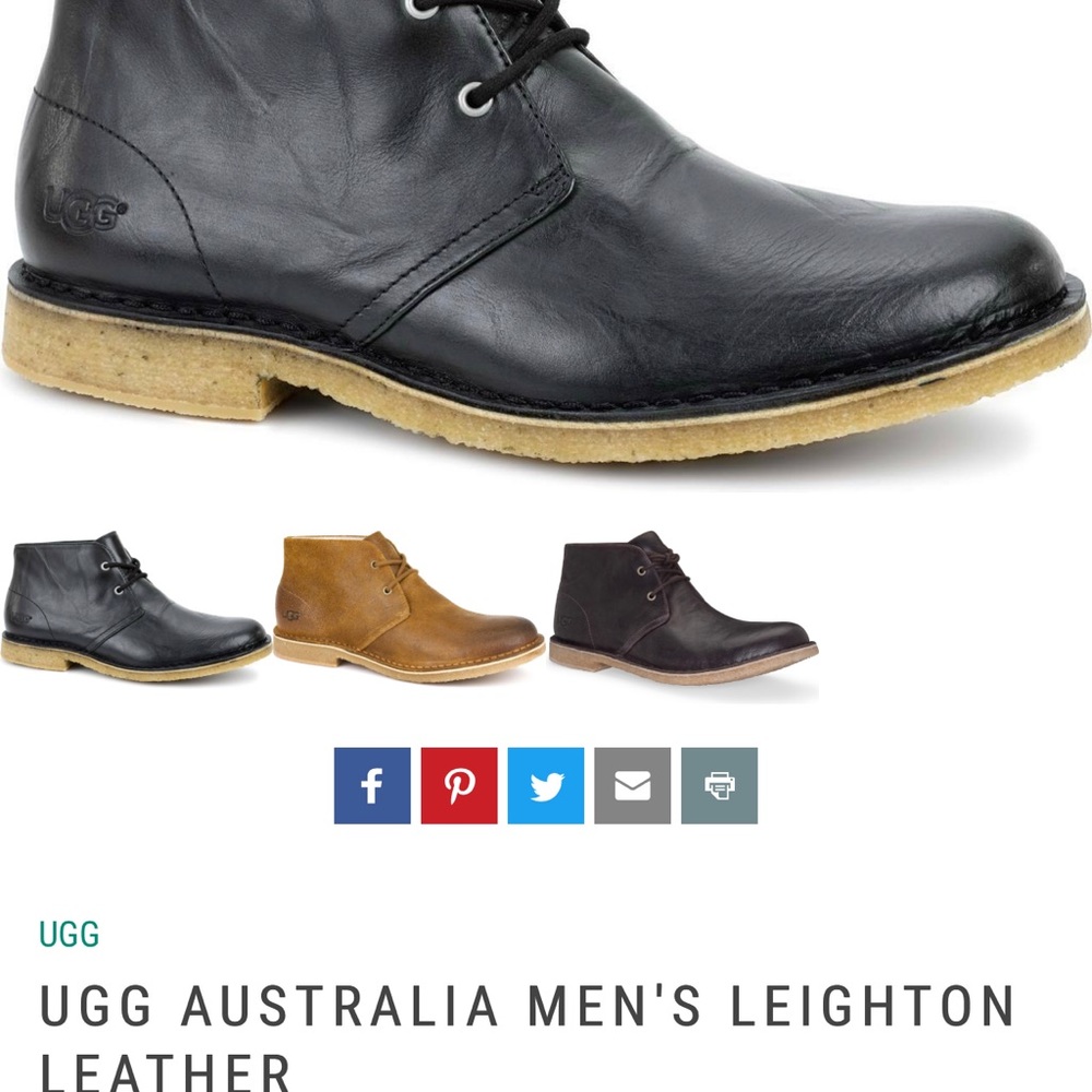 UGG Men's Leighton Chukka Boot - Picture 5 of 5